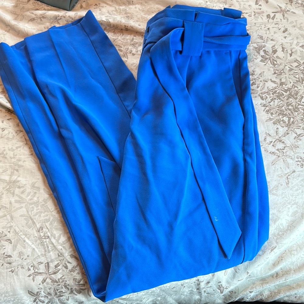 EXPRESS DRESS PANT SIZE 0 SIZE BLUE